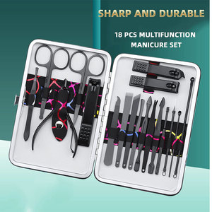 Professional Stainless Steel Manicure & <b>Pedicure</b> Set Nail Clippers Kit Grooming <b>Tools</b> Case Gift Box Manicure & <b>Pedicure</b> Set - Product Image 6