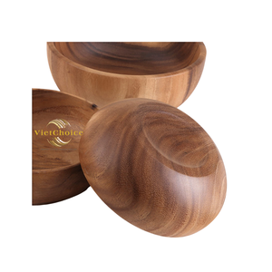 Tazón de Madera Ecológico Hecho a Mano, Plato de Servir Natural para el Hogar y Cocina, Suministro al por Mayor - Product Image 5