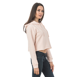 Sudadera con Capucha Corta para Mujer, Manga Regular, Tejido de Algodón, Estilo Casual para Otoño, Color Sólido - Product Image 2