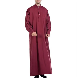 Túnica Tradicional Musulmana para Hombre, Thobe/Thawb, Ropa Islámica, Tallas Grandes, Personalizable, Venta Caliente - Product Image 1