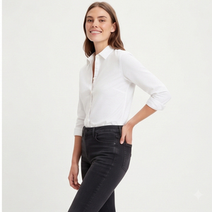Oversized Outerwear Flare Jeans Women High Street Baggy Straight Denim <b>Pants</b> <b>Ladies</b> Button Waist Street Style Denim <b>Pants</b> Women' - Product Image 4