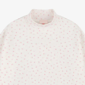 สเวตเชิ้ตคอปกผ้าฝ้ายสีล้วนของผู้หญิงสเวตเชิ้ตคอกลมของผู้หญิง - Product Image 3