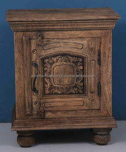 Mesita de noche tallada a mano 2025 para muebles de sala de estar, precio asequible, muebles de dormitorio para el hogar, diseño más nuevo - Product Image 1