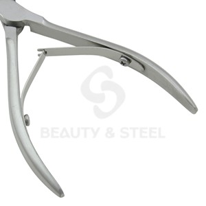 Cortador de cutículas de acero inoxidable duradero, herramienta de belleza profesional con doble resorte para el cuidado preciso de la eliminación de piel muerta - Product Image 3