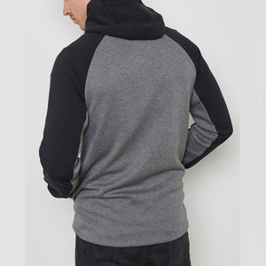 Sweat-shirt à capuche zippé pour homme, manches longues, en coton confortable, veste décontractée pour la course à pied, le fitness et la mode urbaine - Product Image 2