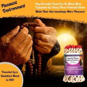 Fait à la main au Népal naturel Sai Baba Harey Ram Harey Krishna & parfumé Rose corde encens ensemble 3 excellent parfum de maison article cadeau - Product Image 4