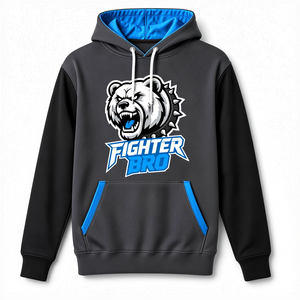 Sweat-shirt à capuche streetwear pour homme en molleton de coton, vêtement de sport athlétique, chaud, confortable et de qualité supérieure - Product Image 1