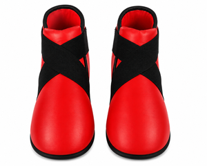 Chaussures de boxe au design professionnel, gants Golden Wave Protector, légers, respirants, en cuir PU, couleur personnalisée, bande élastique - Product Image 1