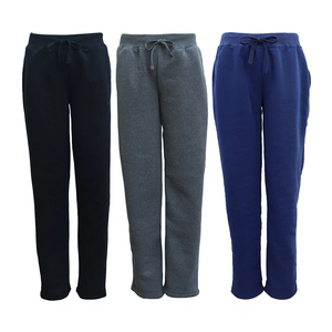 Pantalon de jogging premium pour hommes – Prix de gros – Basique, coupe ajustée, poches zippées, bas étroit, en coton - Product Image 2