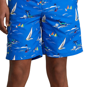 Shorts de bain décontractés pour hommes, coupe ample, séchage rapide, taille élastique, tendance, vente en gros personnalisée - Product Image 6