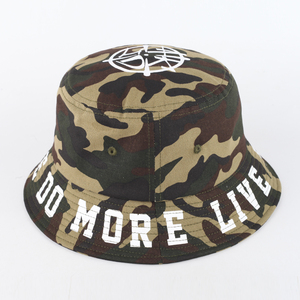 Sombrero de Pescador Unisex con Estampado de Camuflaje, 56-58 cm, Primavera/Verano, Casual, para Adultos, con Estampado 'Do More Live' - Product Image 6