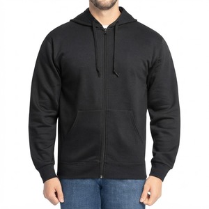 Sudadera con Capucha de Forro Polar Negro para Hombre Elite, Sudadera con Capucha de Algodón Premium, Ropa Casual para el Día a Día, Fabricante OEM ODM - Product Image 5