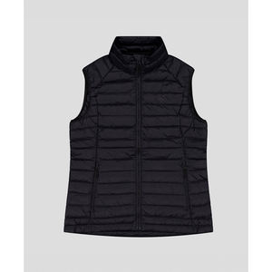 Gilet d'hiver pour femme, épais, matelassé, fermeture éclair, sans manches, style décontracté, grande taille, respirant, logo personnalisé, gilet d'extérieur - Product Image 1