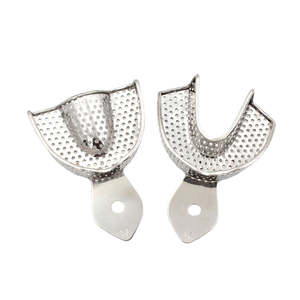 Meilleur Prix : Porte-empreintes dentaires supérieures et inférieures, autoclavables, à contour perforé, instruments dentaires pour la dentisterie SurgiRight - Product Image 4
