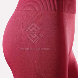 Ensemble de yoga 2 pièces pour femme, séchage rapide, couleur unie, taille haute, écologique, respirant, prix bas, vente en gros - Product Image 5