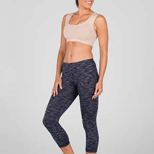 Soutien-gorge de sport pour femme à maintien élevé, coupe-vent, en Spandex/Polyester, avec logo personnalisable sur le devant, fabriqué au Pakistan - Product Image 4