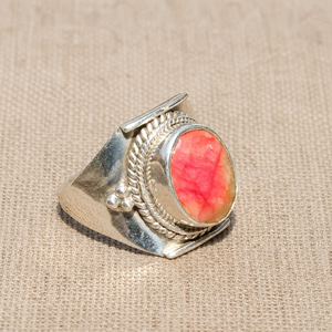 925 Sterling Silver Ruby <b>Ring</b> for Women Rose <b>Gold</b> & Yellow <b>Gold</b> Plated Handmade Statement <b>Cocktail</b> Gemstone <b>Ring</b> - Product Image 4
