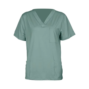 Conjunto de Uniformes Médicos Premium Personalizables para Hospital, Blusa con Cuello en V, Pantalones Cargo, Traje de Trabajo para Enfermería, Ropa Clínica - Product Image 2
