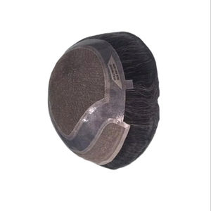 Taz Hair BD Prótesis Capilar de Cabello Humano Remy Indio con Onda Natural y Frente de Encaje, Calidad Premium - Product Image 1