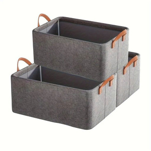Caja de almacenamiento de tela plegable para una fácil organización en Vietnam Bolsas de almacenamiento Producto - Product Image 1