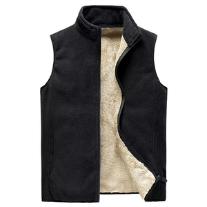 Veste imperméable avec gilet doublé en tissu polaire, vêtements de mode, gilet décontracté, gilet de pêche - Product Image 4