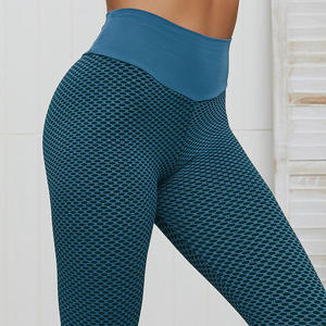 Leggings de Yoga de Cintura Alta para Mujer, Diseño a Cuadros Simple, Transpirables, Ecológicos, con Efecto Levanta Glúteos, para Gimnasio y Fitness - Product Image 2