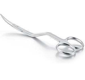 Ciseaux à broder manuels à double courbure certifiés ISO et MOL pour trousse chirurgicale et couture à la machine - Product Image 1