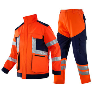 Nouvelle conception, haute qualité, tissu en coton respirant à séchage rapide, certifié CE, vêtements de travail haute visibilité, combinaison de sécurité, vente en gros, sur mesure - Product Image 2