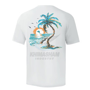 T-shirt pour homme en polyester/coton, couleur personnalisée, confortable, grande taille, décontracté, respirant, écologique, de haute qualité, abordable - Product Image 2