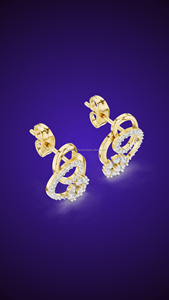 Bien fait 10K Moissanite/Cubic Zirconia / CVD Lab cultivé 14K/18K/22K/925 Boucles d'oreilles en argent pour soeur. - Product Image 2