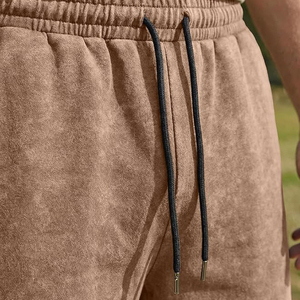 Trendy Mens Acid Washed Shorts Oversized Plain Heavy Weight Material Custom Manufacturing Bulk Supply Acid Washed Shorts - Product Image 6