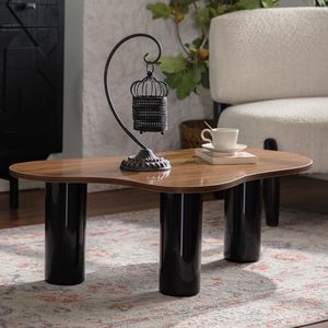 Tavolino da Caffè Moderno Cloud per Soggiorno, Facile da Montare con Combinazione di Colori Moderni - Product Image 2