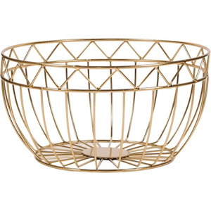 Nouveau Panier à fruits en fil métallique géométrique, Bol de rangement moderne en fer noir pour comptoir, Décoratif ajouré pour produits frais, Vente en gros - Product Image 4