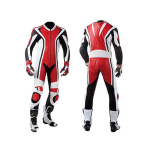Traje de Carreras Personalizado de Alta Calidad con Logotipo Impreso Personalizado para Motociclismo, Traje de Cuero para Motociclismo de Carreras - Product Image 4