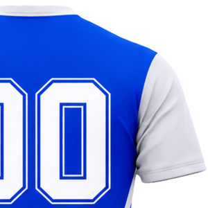 Manufacturer Royal Blue White Sublimated Volleyball Jersey Short Sleeve Team Sports Uniform Shirt Performance Game Clothing - Product Image 4