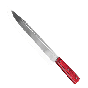 Couteau de boucher en acier inoxydable à manche rouge, lame longue, robuste, pour couper la viande, couteau de chef professionnel pour trancher, outil de cuisine - Product Image 1