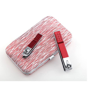 Ensemble de manucure luxueux personnalisé, boîte en cuir, kit d'outils professionnels pour le soin des pieds et du visage, coupe-ongles en acier inoxydable - Product Image 6