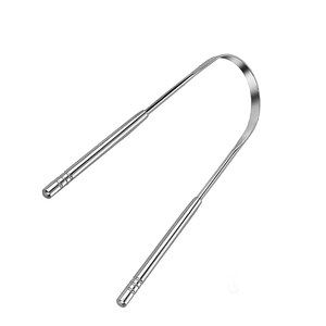 Nettoyeurs de Langue Réutilisables de Haute Qualité en Acier Inoxydable, Grattoirs d'Hygiène Buccale, Outils de Nettoyage de la Langue, Vente en Gros, Service OEM - Product Image 4