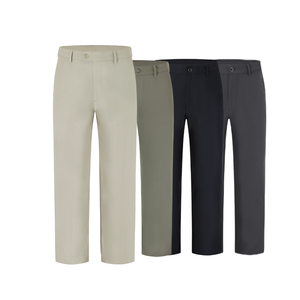 Pantalones de Golf Casuales de Lona con Logotipo Personalizado, Rectos, Lisos, Transpirables, de Cintura Media, Ligeros, para Hombre - Product Image 4