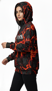 เสื้อฮู้ดดี้โอเวอร์ไซส์คุณภาพสูงสำหรับทุกเพศ พิมพ์ลายแบบซับลิเมชั่นเต็มตัว ออกแบบมาเพื่อสวมใส่ลำลอง สตรีทแวร์ และสไตล์คนเมือง - Product Image 5