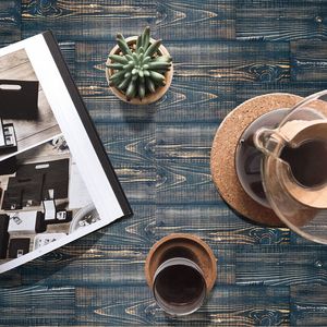 10 pièces Peel Stick PVC revêtement de sol auto-adhésif étanche Grain de bois carreaux autocollants pour bricolage décoration de sol salons cuisines - Product Image 4