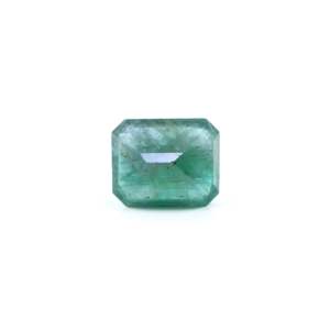 Natural Emerald Cut Loose Gemstone 6.9 Carat Handcrafted Zambian Emerald for Fine Jewelry - Product Image 2