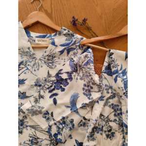 Conjunto de Pijama para Mujer con Estampado de Canto de Pájaros y Diadema a Juego, Ropa de Dormir Cómoda - Product Image 2