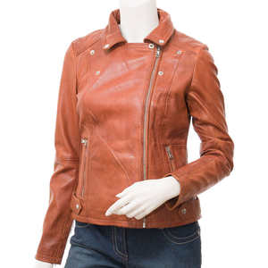 Chaqueta de Cuero para Mujer, Nueva Moda, Corte Entallado, Elegante, de Alta Calidad, Súper Suave y Cómoda para la Temporada de Otoño - Product Image 3