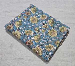 Tissu en coton indien imprimé au bloc, tissu en coton imprimé à la main, tissu en coton fait main, tissu en coton en gros, directement de l'usine - Product Image 4