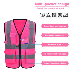 เสื้อกั๊กนิรภัยสะท้อนแสงเสื้อกั๊กนิรภัยสำหรับความปลอดภัยเสื้อกั๊กนิรภัยกันน้ำออกแบบได้ตามต้องการ - Product Image 4