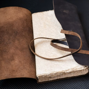 Wholesale A5 <b>Leather</b> Journal Handmade Vintage Deckle Edge Sketchbook notebook & Calligraphy <b>Diary</b> for Corporate Gifting - Product Image 5
