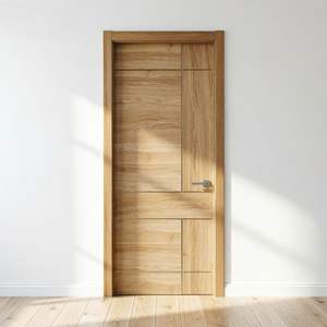 Puerta CAESAR WPC de Alta Calidad, Impermeable, Insonorizada, Anticorrosiva, Puerta Interior de Diseño Moderno para Baño, Superficie Acabada - Product Image 3