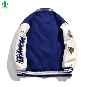 Nouvelle conception, prix bas, meilleure qualité, veste d'hiver pour homme, col montant, logo sur le devant, respirante, écologique, en polaire, décontractée - Product Image 4