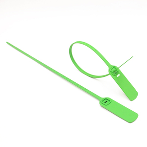 PN-PS2101 En Plastique numérotés scellés de sécurité étanche personnalisé premium rouge sceau en plastique banque avec logo - Product Image 4